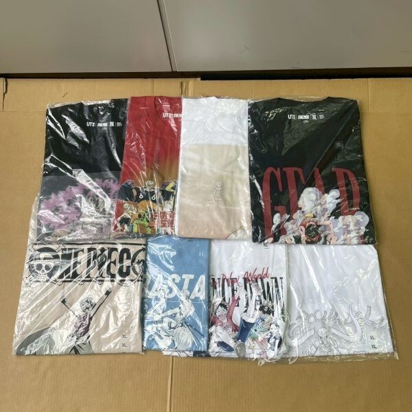 H732-K44-8520 UNIQLO ユニクロ UT ONE PIECE ワンピース T-シャツ XLサイズ 8着 まとめ ユニセックス キャラT 服 OA拍卖