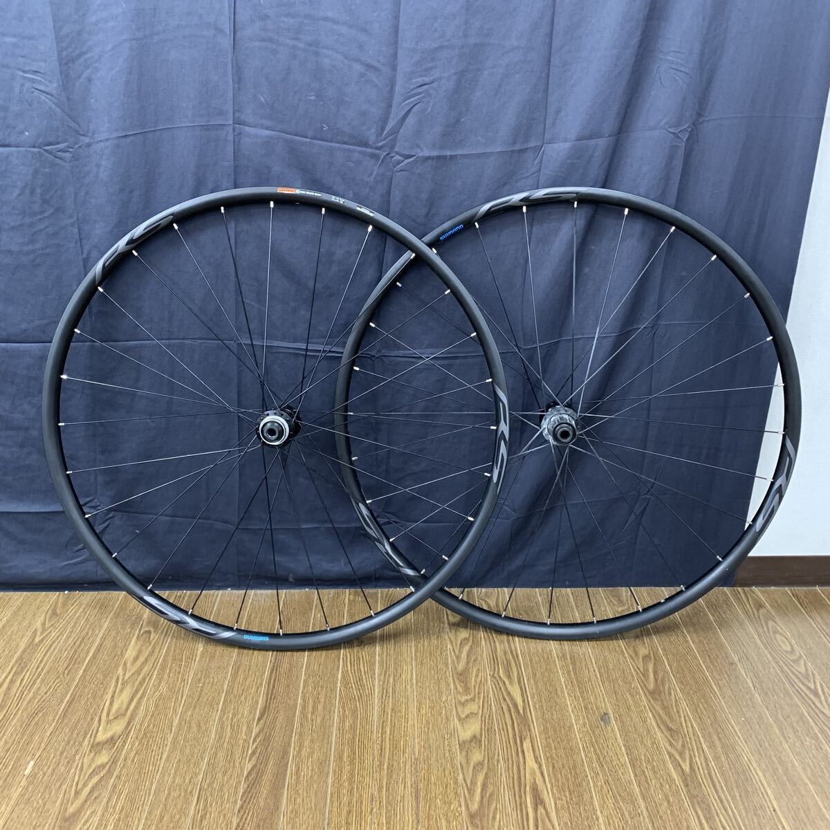 M【売り切り】SHIMANO シマノ ロードバイク用ディスクホイール WH-RS171 2点セット 622×17-21C 拍卖