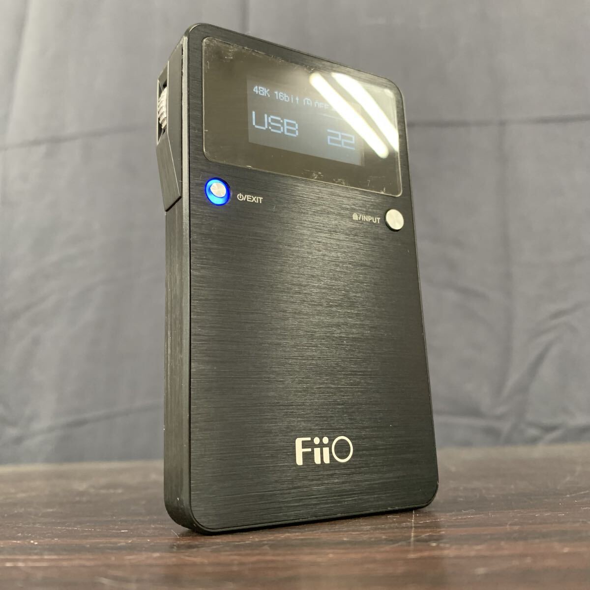 $【売り切り】FiiO フィーオ ポータブルヘッドホンアンプ ALPEN2 E17K 3.5mmジャック USB/COX/AUX 音出し確認済み DAC オーディオ機器拍卖