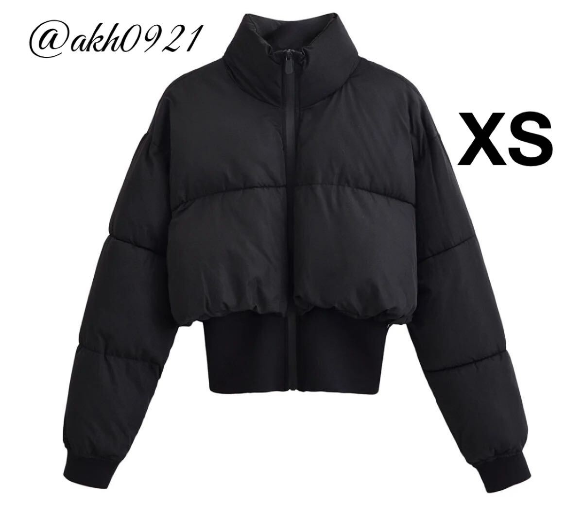 新品未使用★2025 A/W 秋新作★vintage ヴィンテージ レトロ ダウンコート アウター XSサイズ レディース★ZARA 好きな方に拍卖