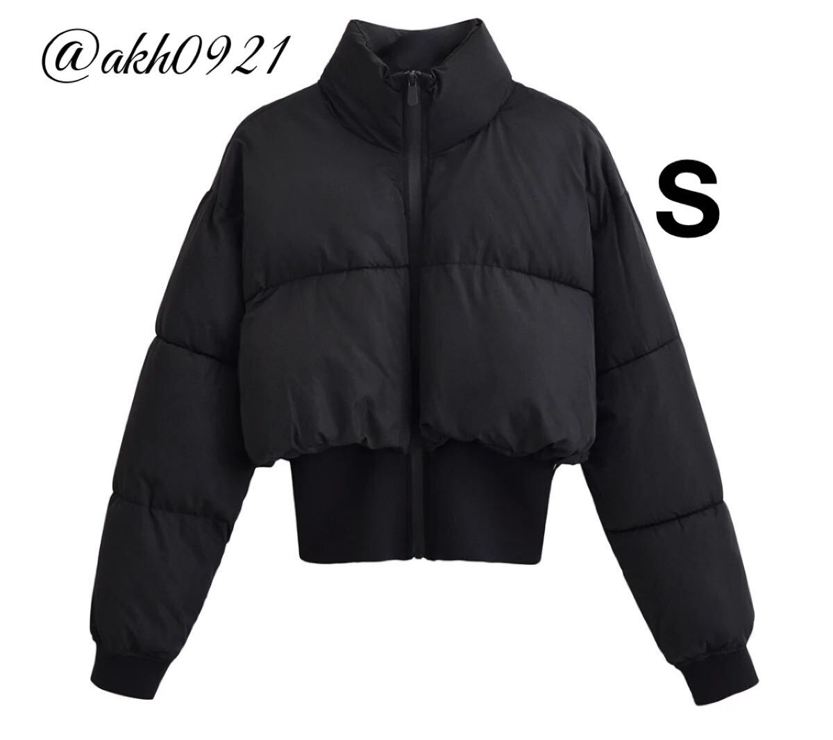 新品未使用★2025 A/W 秋新作★vintage ヴィンテージ レトロ ダウンコート アウター Sサイズ レディース★ZARA 好きな方に拍卖