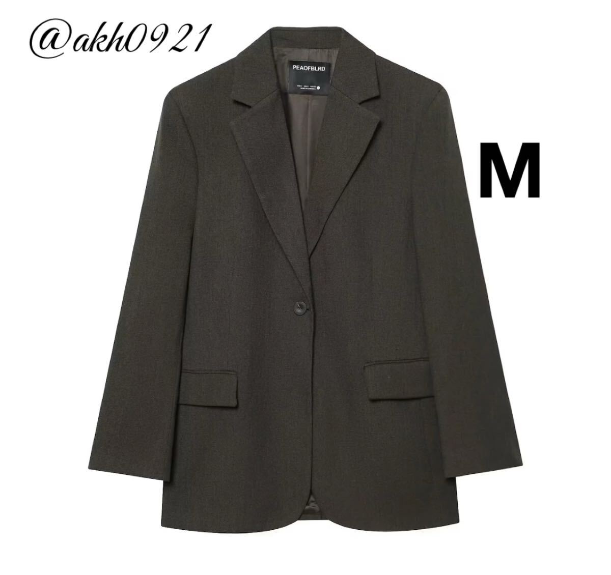 新品未使用★2025 秋新作★vintage ヴィンテージ レトロ テーラードジャケット ブレザー アウター Mサイズ レディース★ZARA 好きな方に拍卖