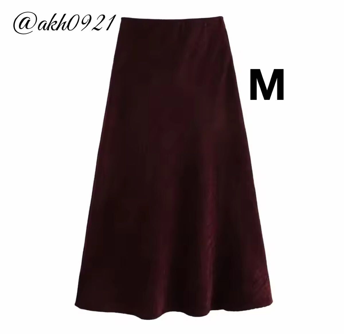 新品未使用★2025 A/W 秋新作★vintage ヴィンテージ レトロ ロング フレアスカート ボトムス Mサイズ レディース★ZARA 好きな方に拍卖