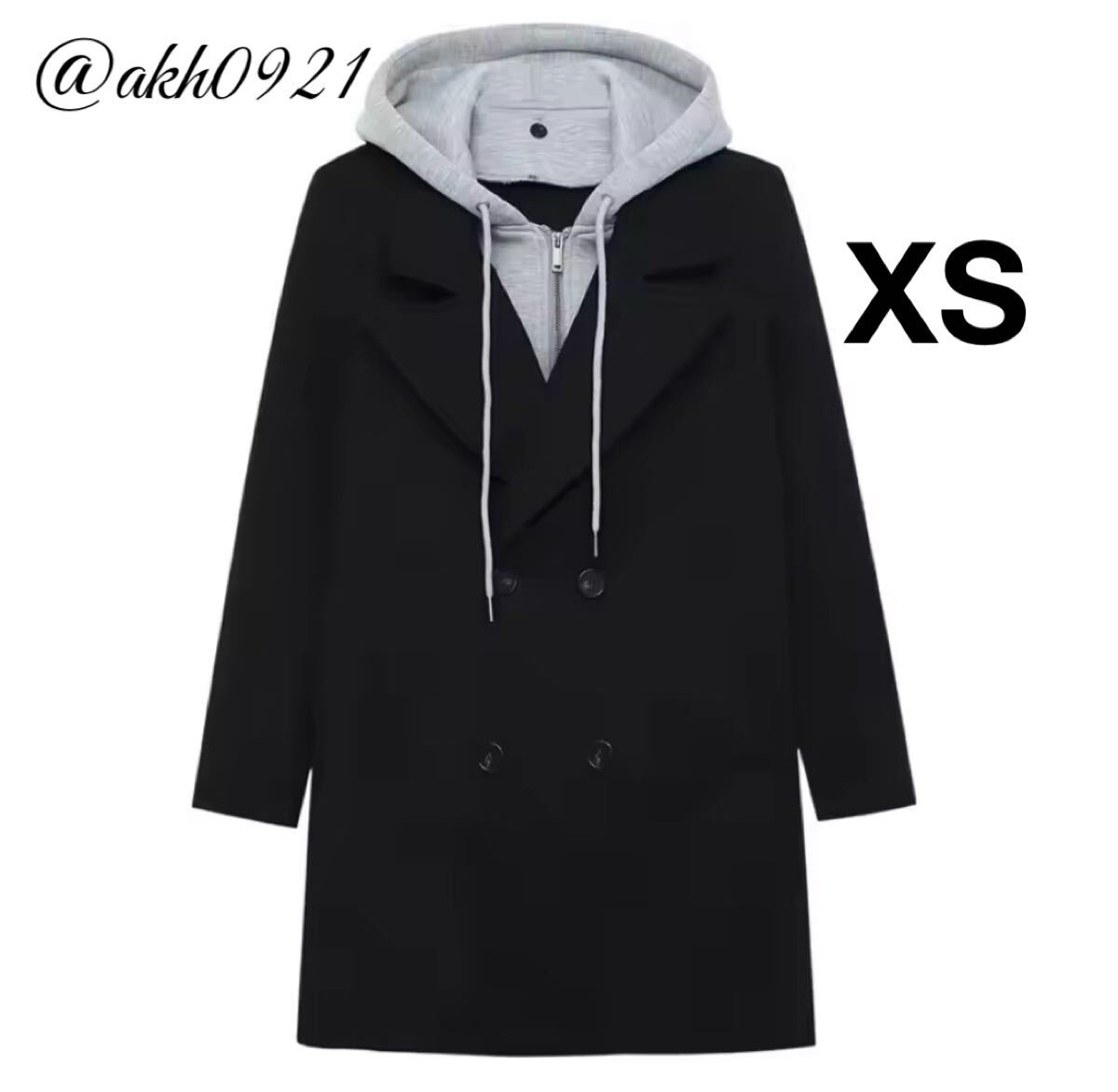 新品未使用★2025 A/W 秋新作★vintage ヴィンテージ レトロ フード付き コート アウター XSサイズ レディース★ZARA 好きな方に拍卖