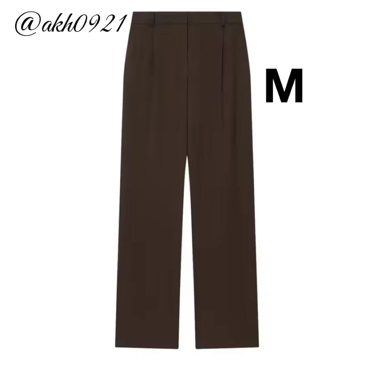 新品★秋新作★vintage ヴィンテージ レトロ ブラウン ベーシック ロングパンツ ボトムス シンプル Mサイズ レディース★ZARA 好きな方に拍卖