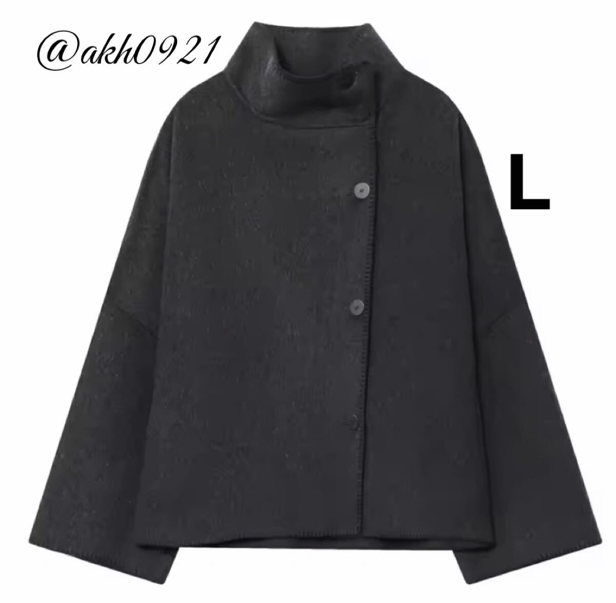 新品未使用★秋新作★vintage ヴィンテージ レトロ ステッチ ニット コート ジャケット アウター Lサイズ レディース★ZARA 好きな方に拍卖
