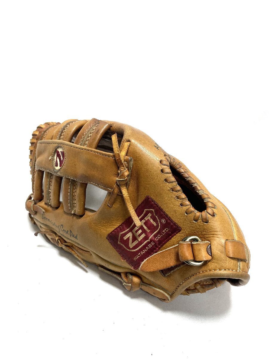 ZETT ゼット WATANABE CO.,LTD 一般軟式用 グローブ G-6500 BELT WEB STEER HIDE 旧ラベル拍卖