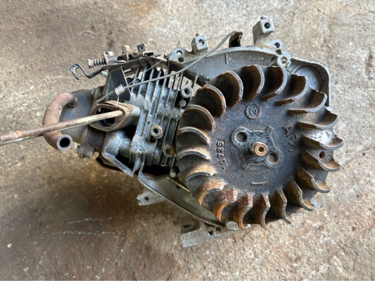 ガソリンエンジン/ポンプ/動噴/管理機/モア エンジン部 圧縮あり 動作未確認 部品取り ジャンク取扱 三菱GM130拍卖