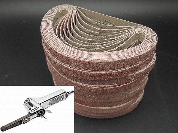 送料込5450円 ベルトサンダー 研磨 ペーパー 替えベルト 200枚 選べる60(在庫切れ),120,240,320 幅10mm 最安!拍卖