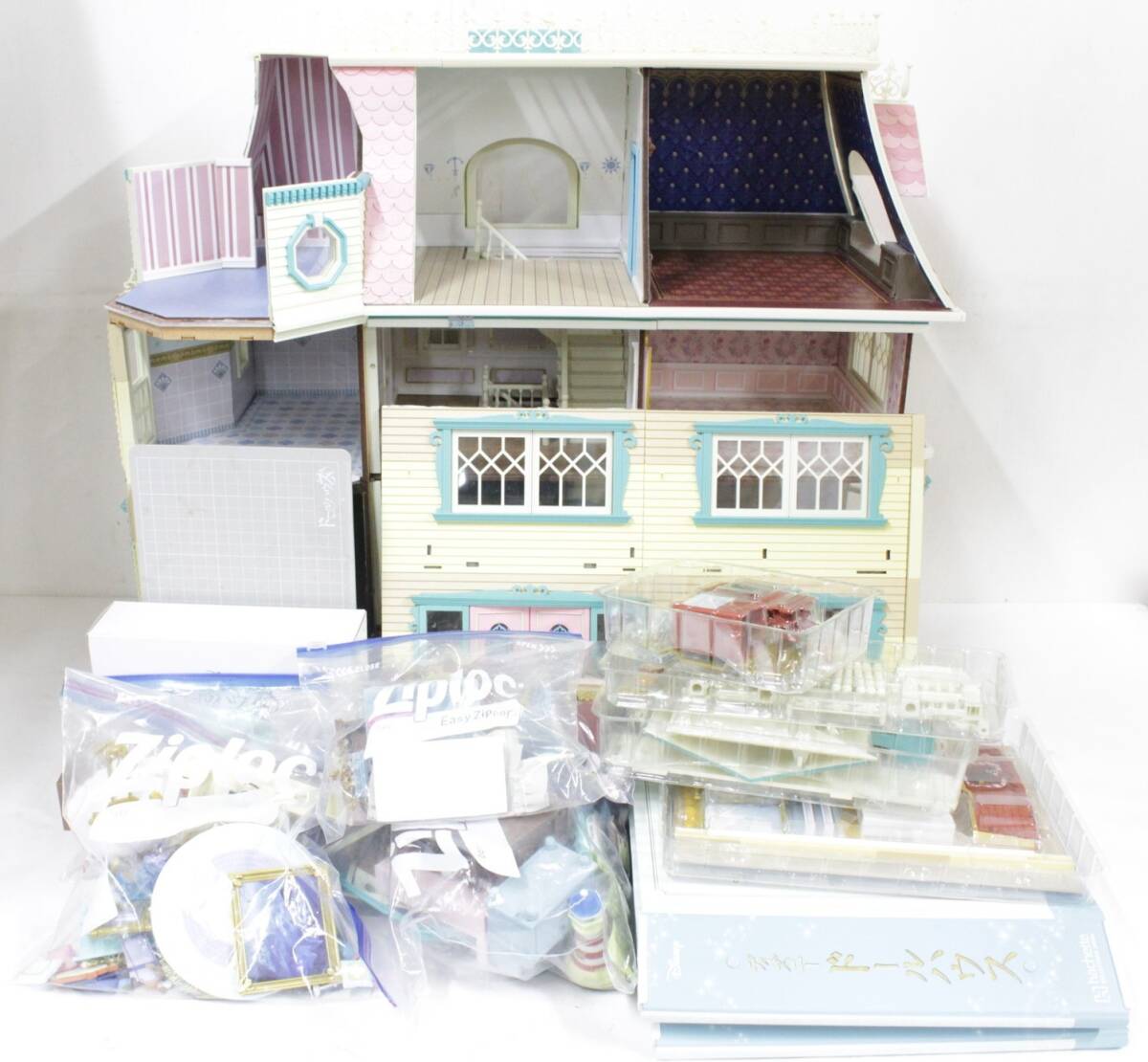 現状品 アシェット ディズニードールハウス プレミアムギフト2 付き 模型 フィギュア 【直接引取り限定】 ITMIFZY2C5F4-D-B09-byebye拍卖