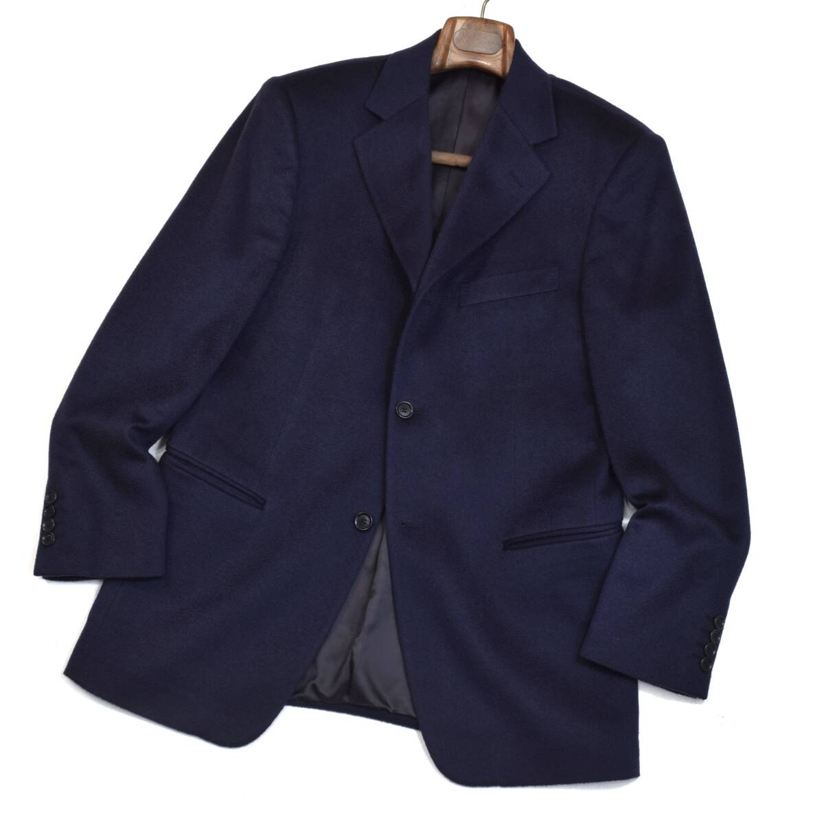 怪物級!!超驚愕のカシミヤ100%◎!!!最高峰「PAL ZILERI/パルジレリ」極艶リッチな毛並みを纏う ネイビー 紺 秋冬 ジャケット 48 L〜XL拍卖