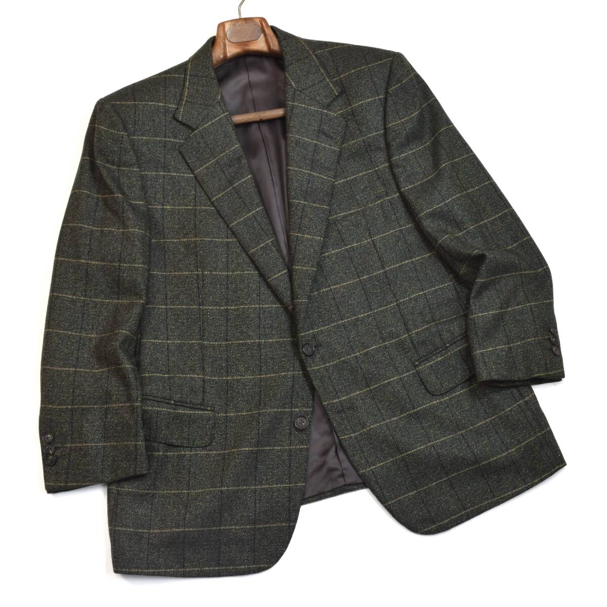 化け物級!!贅を極めたピュアカシミヤ100%◎!!!最高峰Ermenegildo Zegna/ゼニア 美麗な織りを纏う極上ツイード 秋冬 ジャケット 54 XL程拍卖