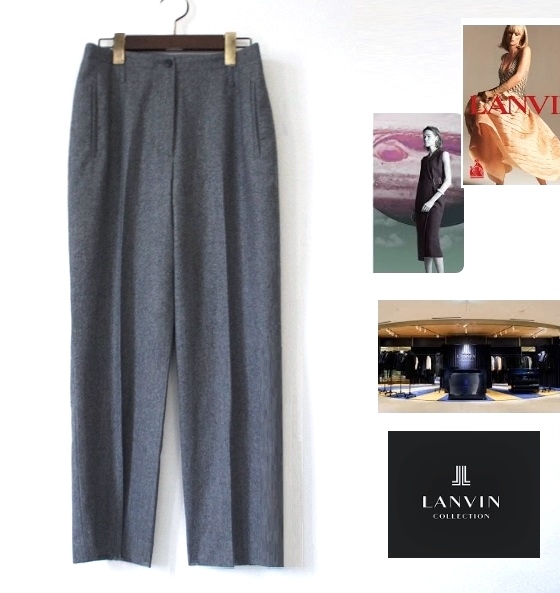 美品/LANVIN COLLECTION/ランバンコレクション/AWデザインパンツ/65,200円拍卖