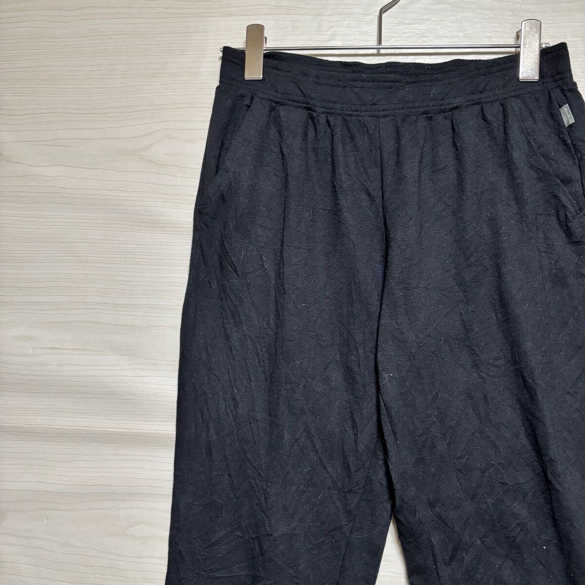 Eddie Bauer エディーバウアー ジョガーパンツ イージーパンツ ウエストゴム サイズS ブラック 黒 コットン レディース トップス(37)拍卖