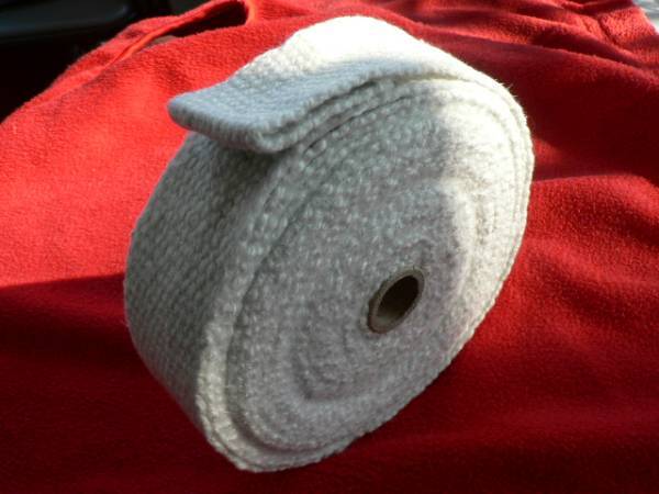 ☆耐熱1250℃ワイヤー入りセラミック繊維サーモバンテージ50mm幅拍卖