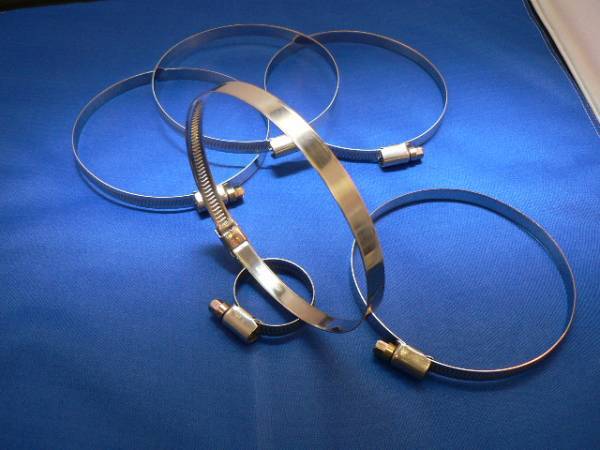 ☆90mm~110mm用ステンレスホースバンド送料無料!1個の価格です。拍卖