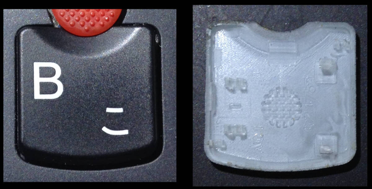 『B』キー : Lenovo ThinkPad X1 Carbon 5th Gen5 / 6th Gen6 キートップ+パンタグラフ (FRU: 01ER695 / ばら売り)拍卖