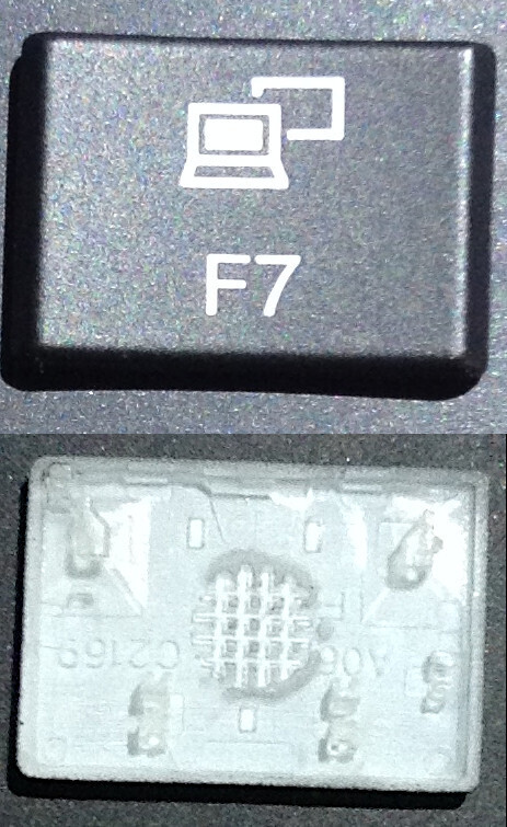 『F7』キー : Lenovo ThinkPad X1 Carbon 5th Gen5 / 6th Gen6 キートップ+パンタグラフ (FRU: 01ER695 / ばら売り)拍卖