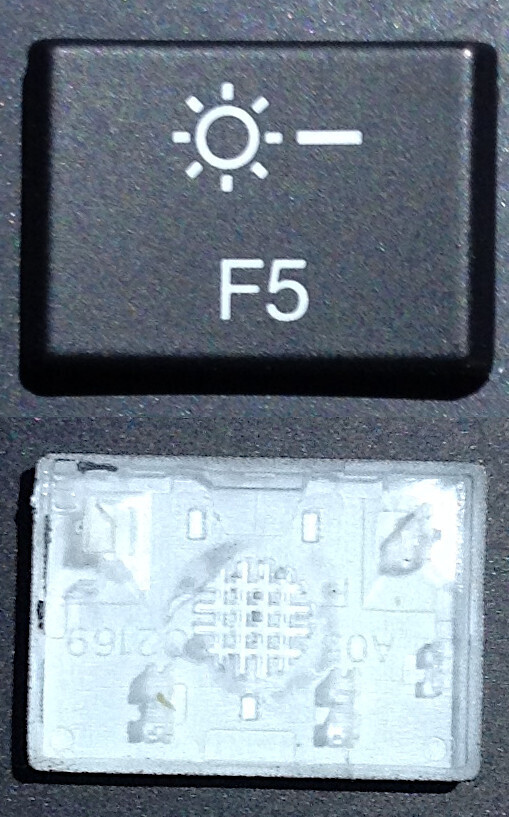 『F5』キー : Lenovo ThinkPad X1 Carbon 5th Gen5 / 6th Gen6 キートップ+パンタグラフ (FRU: 01ER695 / ばら売り)拍卖