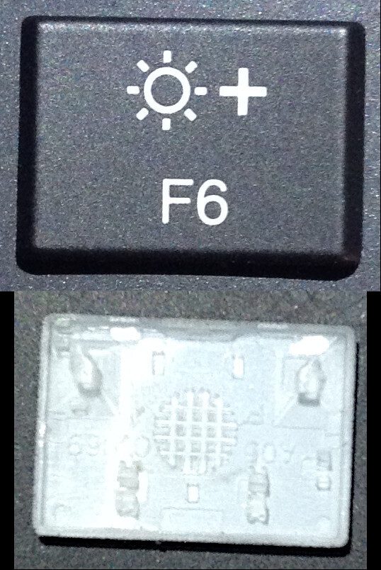 『F6』キー : Lenovo ThinkPad X1 Carbon 5th Gen5 / 6th Gen6 キートップ+パンタグラフ (FRU: 01ER695 / ばら売り)拍卖