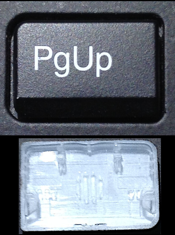 『PgUp』キー : Lenovo ThinkPad X1 Carbon 5th Gen5 / 6th Gen6 キートップ+パンタグラフ (Model: YODBL-89J0 / ばら売り)拍卖