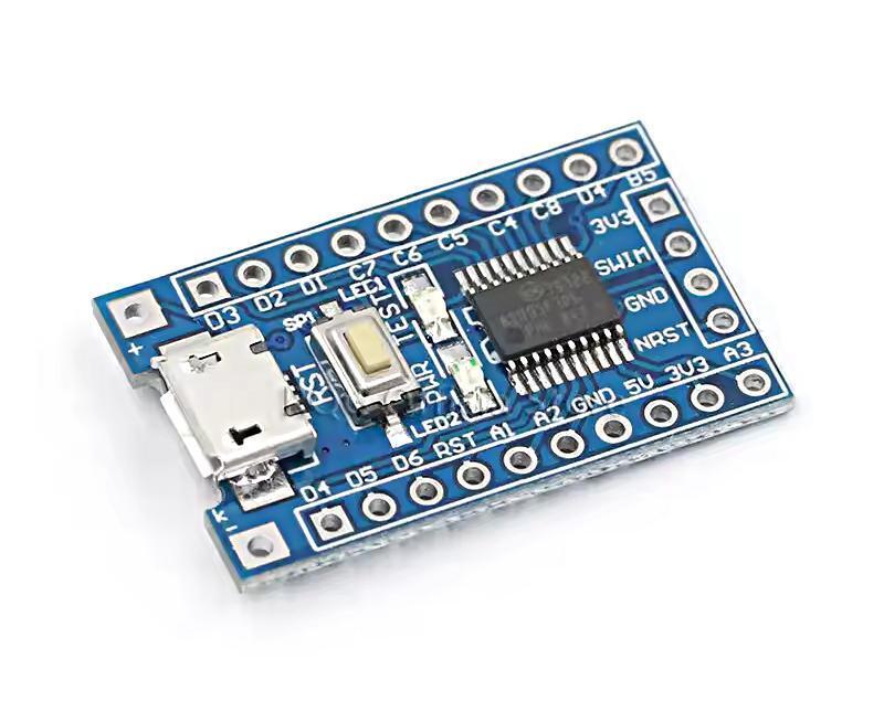 ST-Micro STM8S 開発ボードモジュール STM8S103F3P6 (最大 16 MHz / Flash 8 KB / GPIOピン x 16本) 【電子工作・ホビー】拍卖