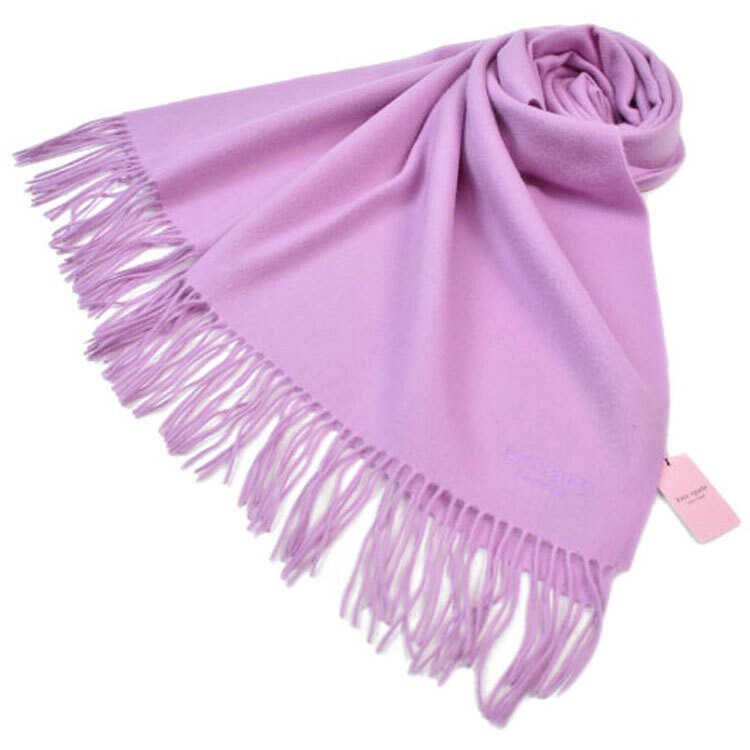 大判 マフラー ケイト スペード ニューヨーク ストール レディース ブランド カシミヤ 100 パープル拍卖