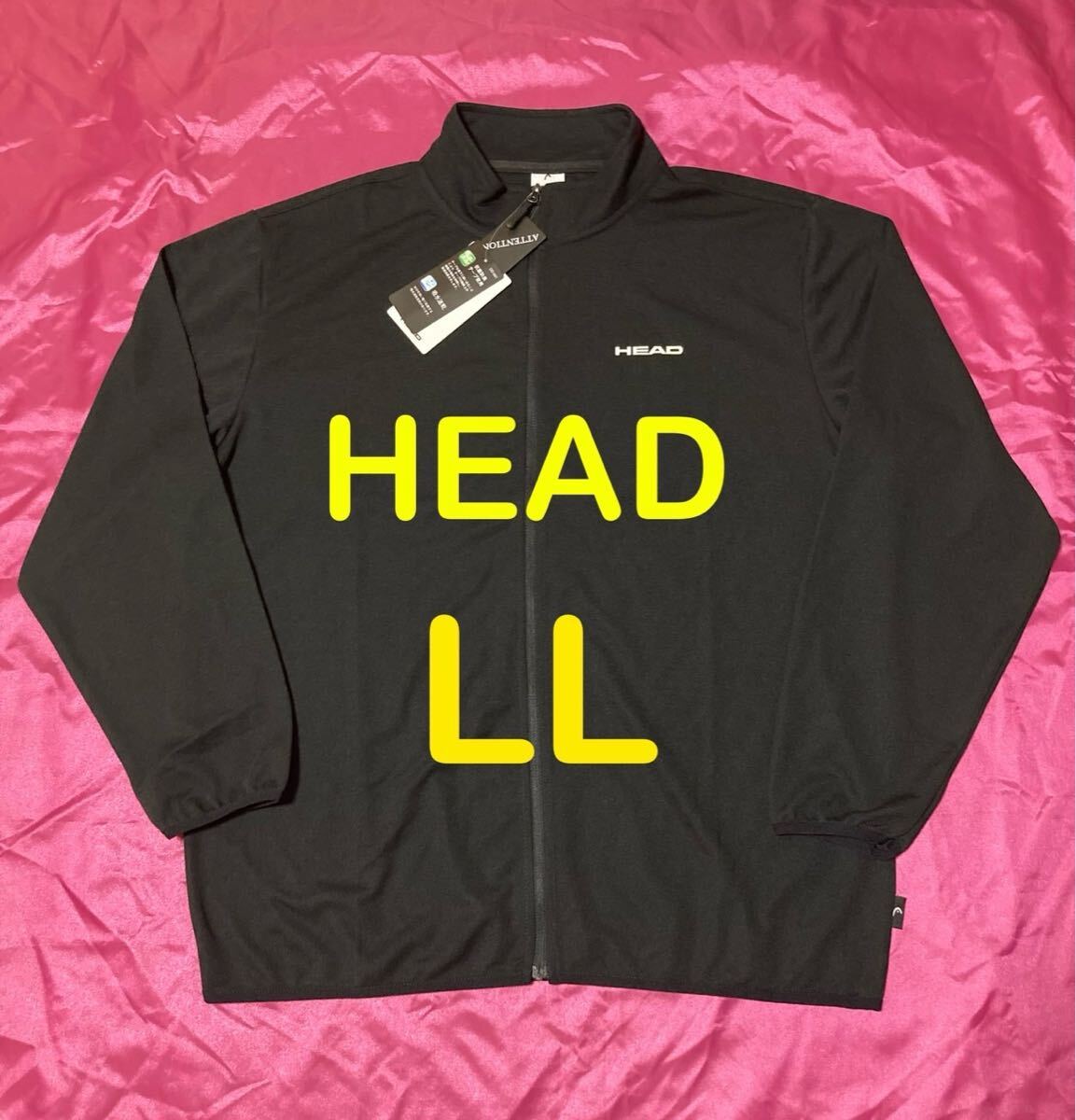 HEAD フルジップ メッシュジャケット ジャージ メンズLL拍卖