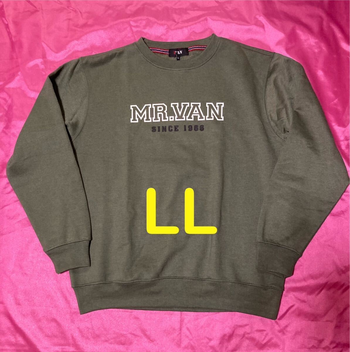 MR.VAN 裏起毛トレーナー スウェット メンズLL拍卖