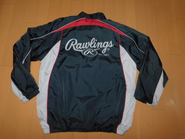 Rawlings★ローリングスUSEDベースボールジャケット★O寸/補修有り拍卖