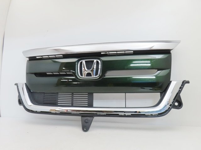 【即決有】 ホンダ N-BOX エヌボックス JF3 JF4 前期 純正 フロントグリル ブリティッシュグリーンパール 71120-TTA (n012104)拍卖