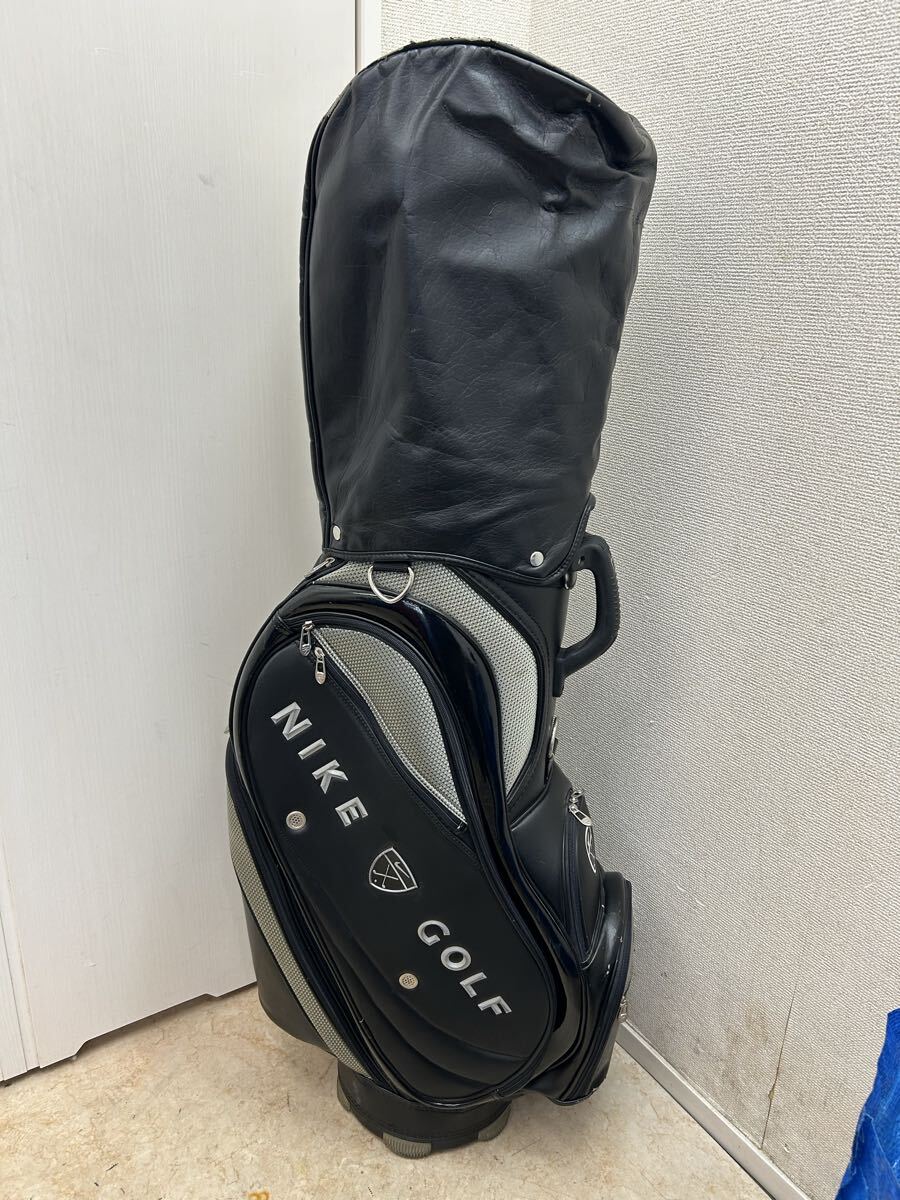 ST1015 NIKE GOLF/ナイキゴルフ キャディバッグ/ゴルフバッグ ブラック 黒 経年保管品拍卖