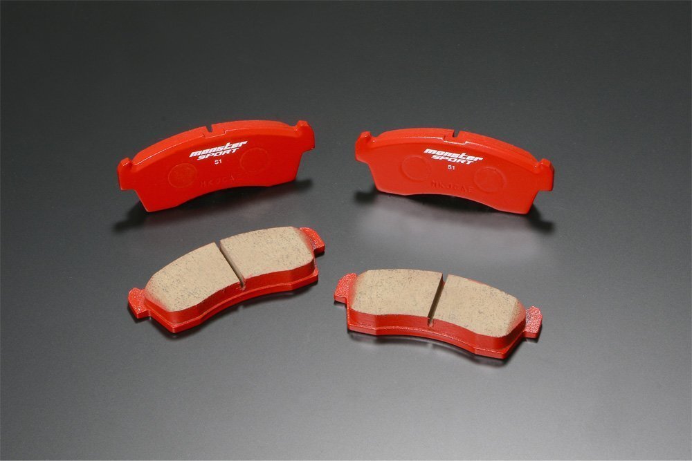 Monster Sport モンスタースポーツ ブレーキパッド type-S1 フロント用 1台分 エブリイバン DA64V 05.08~15.01(1~6型) K6A ターボ 2WD/4WD拍卖
