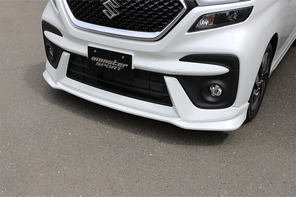 モンスタースポーツ フロントアンダースポイラー 未塗装 ソリオバンディット MA37S 20.12~ K12C NA+WA05A FF/4WD 個人宅配送不可 [拍卖