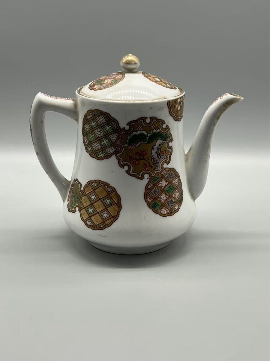 古日本古明治時期★京焼 急須 水注 煎茶道具拍卖