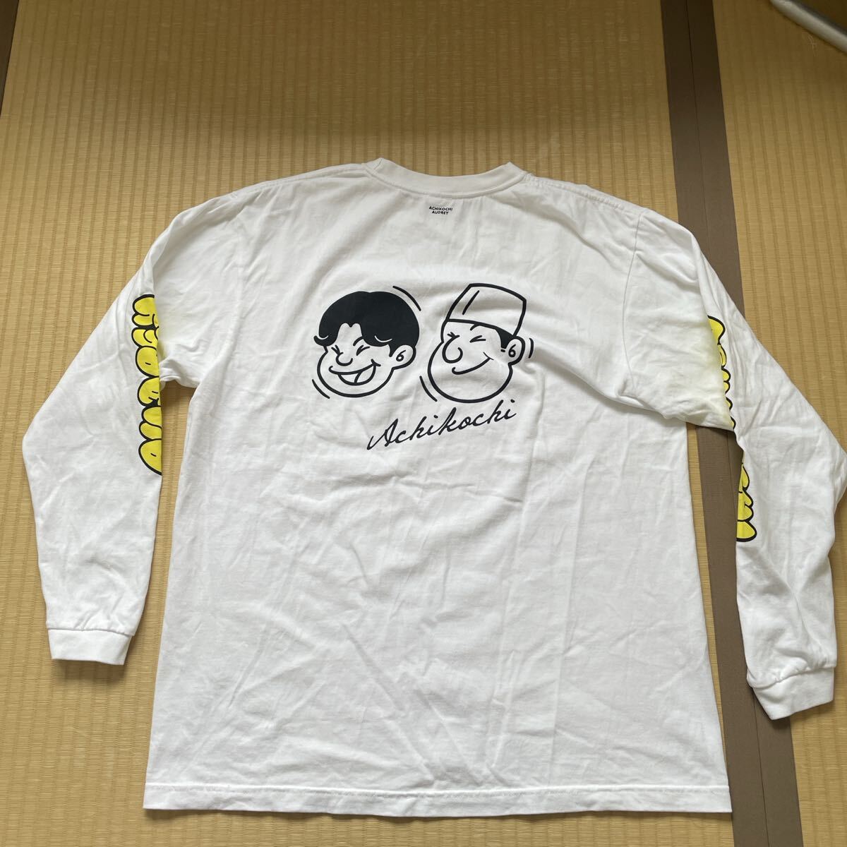 あちこちオードリー ロングスリーブTシャツ 若林 正恭 長袖Tシャツ 春日 俊彰 プリントTシャツ テレビ東京 佐久間宣行 原宿 ポップアップ拍卖