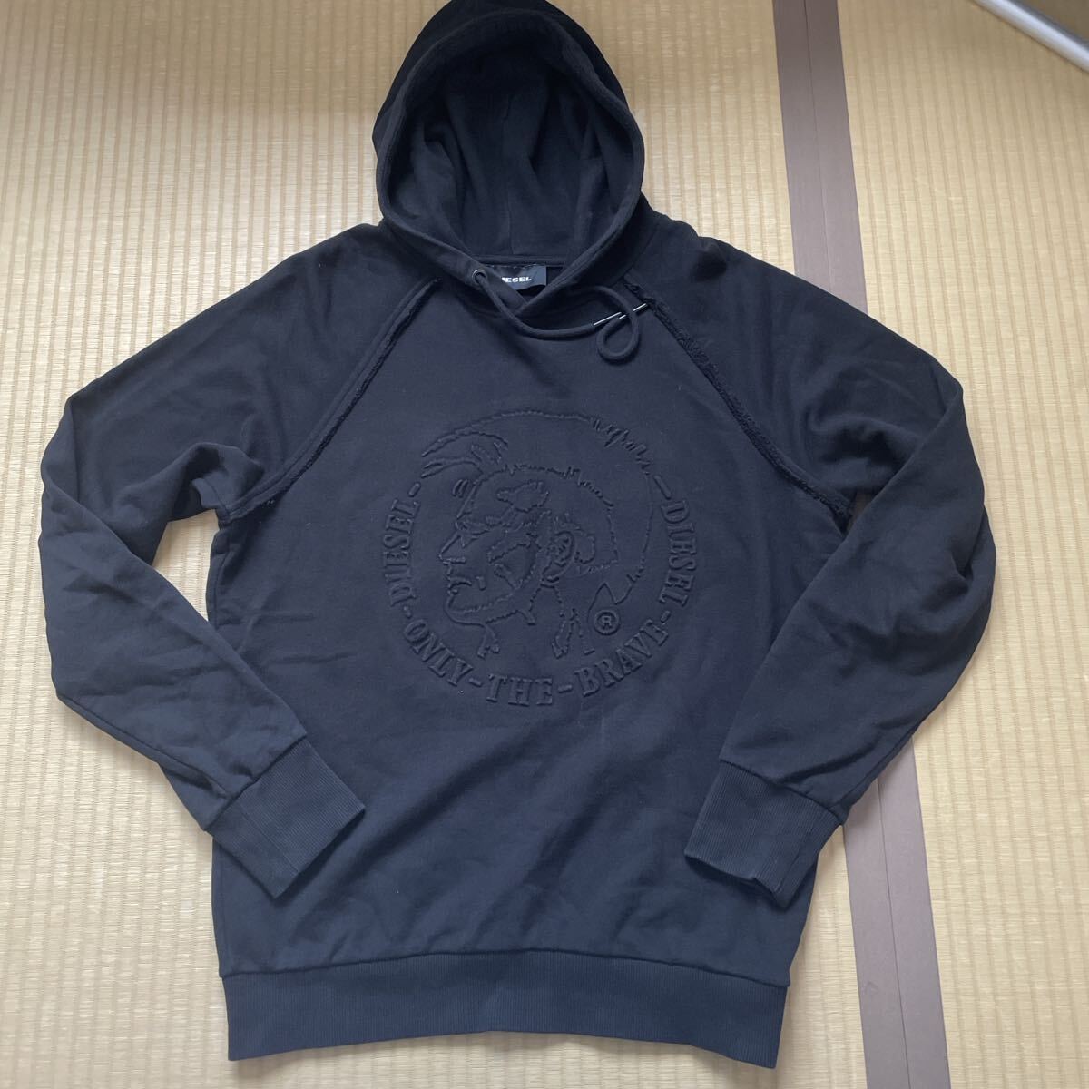 DIESEL エンボスロゴパーカー ディーゼル プルオーバー スエットパーカ diesel スウェットシャツ拍卖