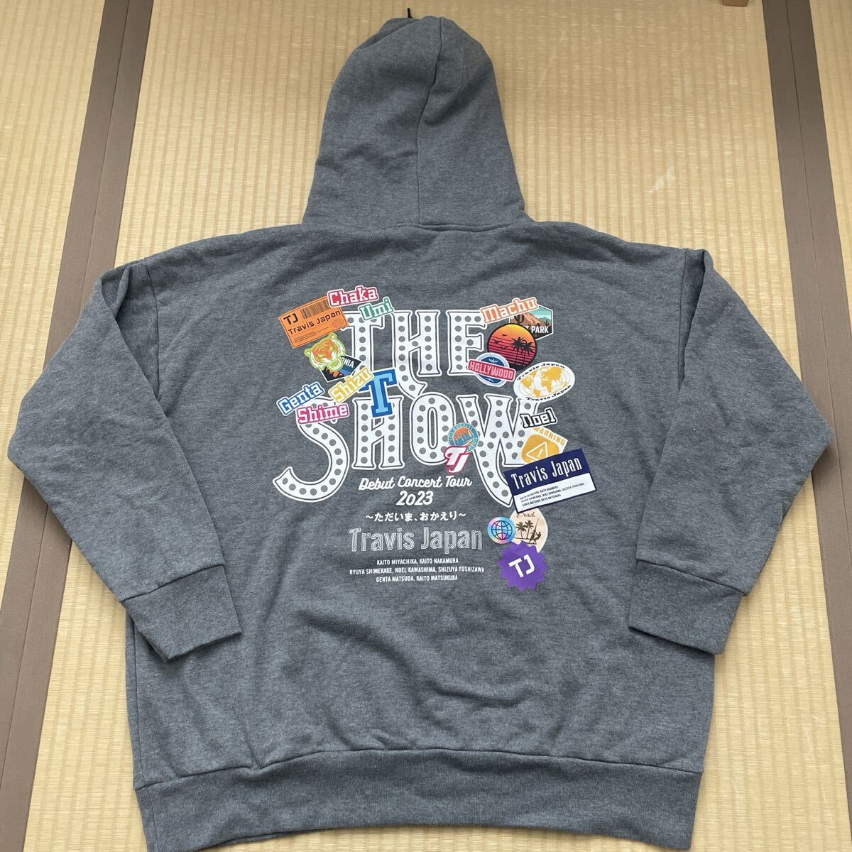 Travis Japan パーカー THE SHOW 2023 トラビス・ジャパン スウェットパーカー トラジャ オフィシャルグッズ TJ プルオーバーパーカー拍卖