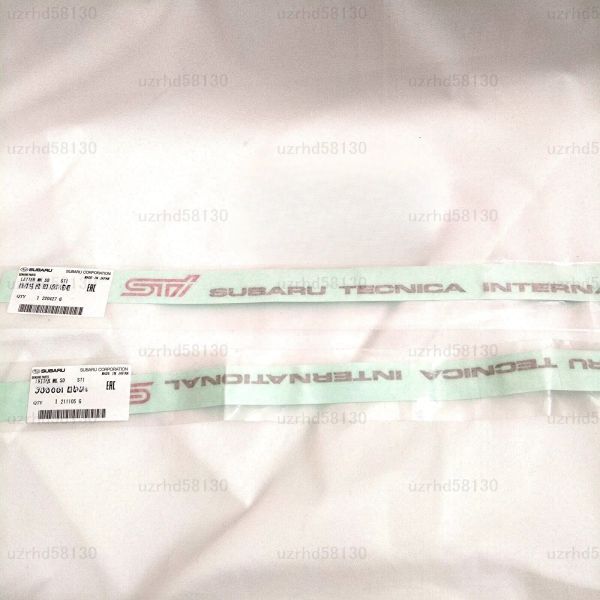 スバル純正 インプレッサ WRX STi GDB サイドフロントドア STi デカール ステッカー 2004年式 SUBARU拍卖