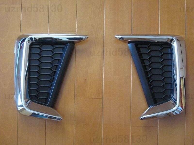ホンダ純正 フリード GB3 GB4 フロント バンパーガーニッシュメッキ 左右&ネジセット ダクトカバー HONDA拍卖