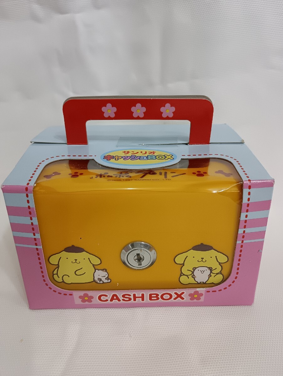 未使用 ポムポムプリン キャッシュBOX 貯金箱 金庫 サンリオ1997 アミューズメント 景品 ②拍卖