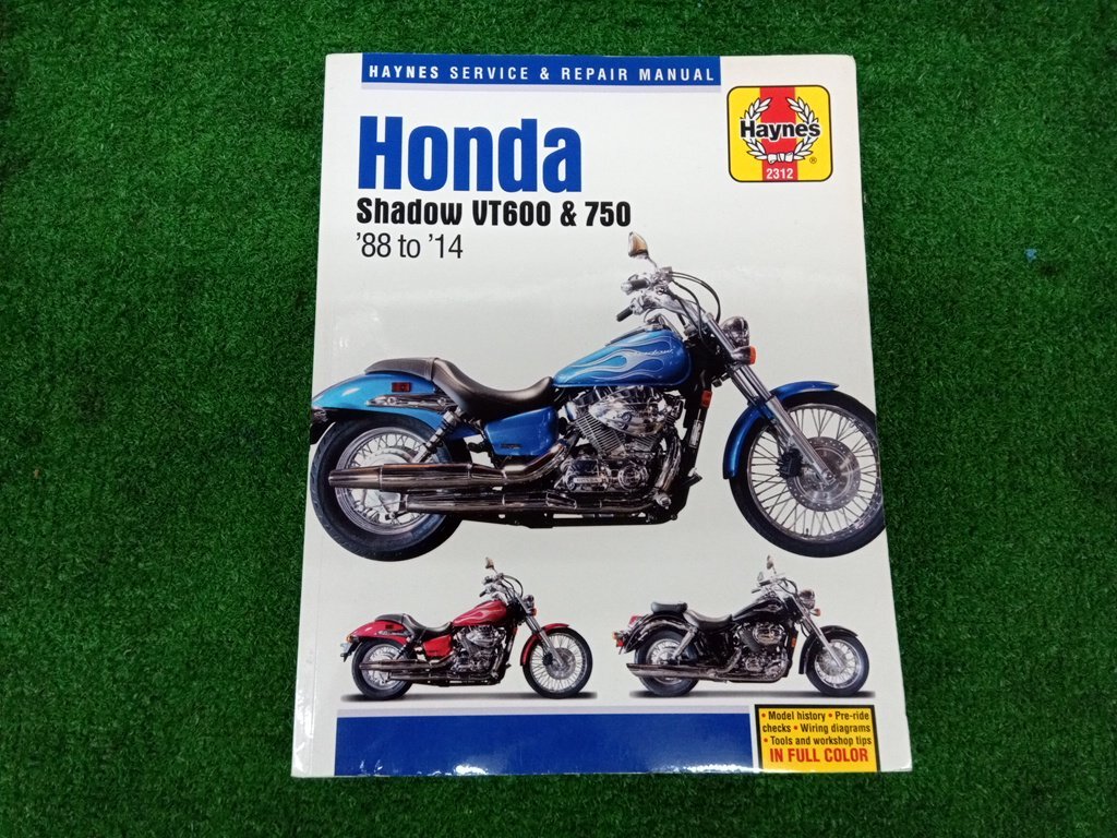 ★中古品★HAYNES Honda Shadow VT600 & 750 '88 to '14 サービスマニュアル【他商品と同梱歓迎】拍卖