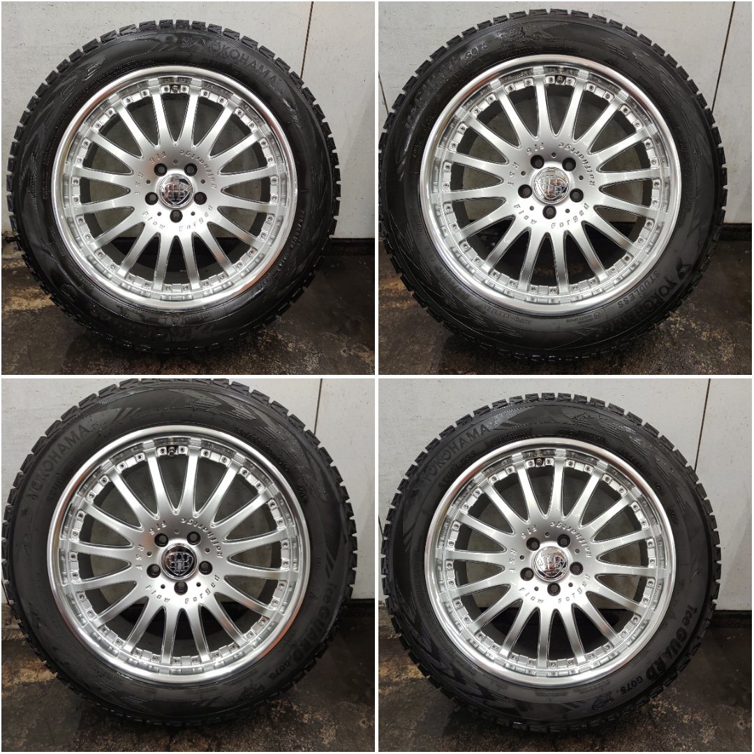 ★中古品★ROLFHARTEGE F16 RSF 19インチ ホイール 19×8.5J+50 112-5H YOKOHAMA IceGUARD G075 235/55R19 2021年製 【他商品と同梱歓迎】拍卖
