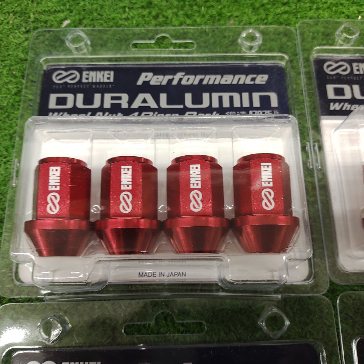 ★未使用品★ENKEI エンケイ パフォーマンス ジュラルミン ホイールナット M12×1.25 19HEX 4個 レッド EKN3R-4P 【他商品と同梱歓迎】拍卖