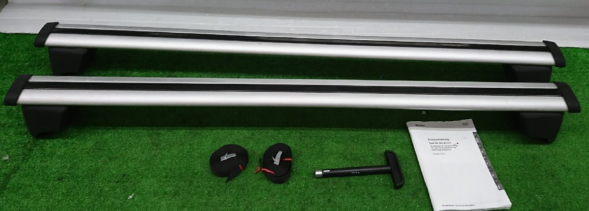 ★中古品★ Audi Q3/ アウディQ3 8U 純正オプション ルーフキャリア ベースキャリア セット 【他商品と同梱歓迎】拍卖