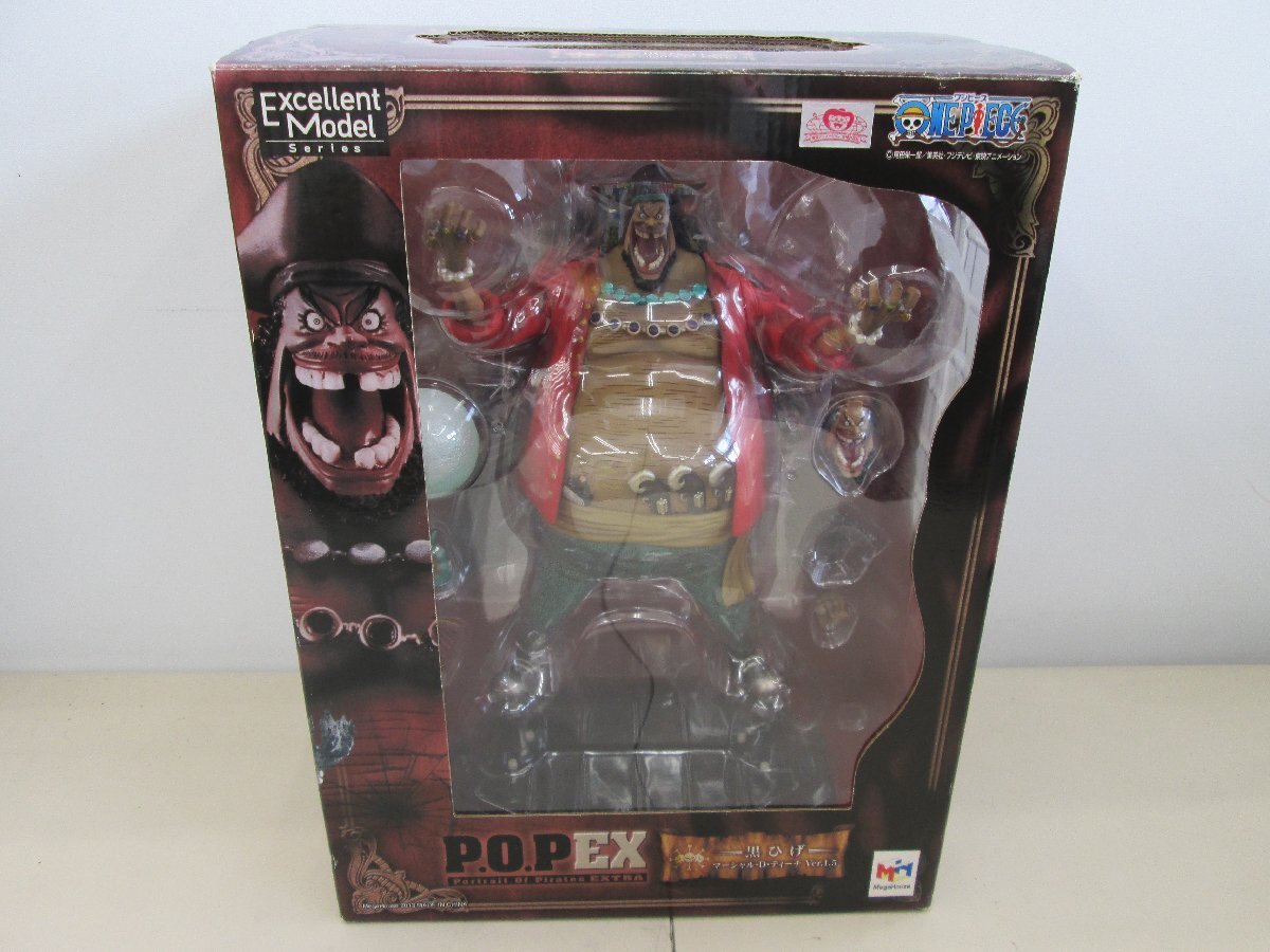 ★中古品★ワンピース POP EX 黒ひげ マーシャル・D・ティーチ ver1.5 メガハウス フィギュア【他商品と同梱歓迎】拍卖