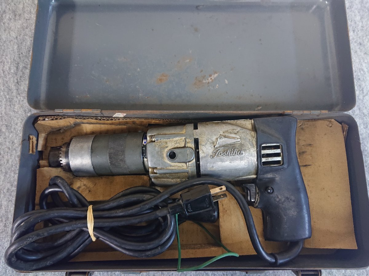 ★ジャンク品★電動工具  振動ドリル 東芝14㎜振動ドリル PD-14【他商品と同梱歓迎】拍卖