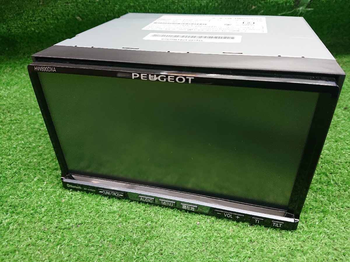 ★ジャンク品★カーナビ PANASONIC パナソニック Strade CN-HW890DXA プジョー純正 【他商品と同梱歓迎】拍卖