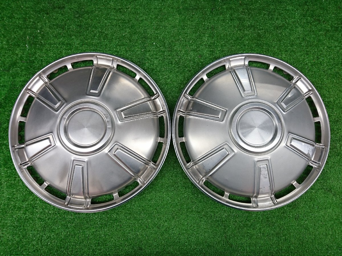 ★中古品★TOYOTA トヨタ クラウン MS50 純正 ホイールキャップ 14インチ 2個セット 旧車パーツ 【他商品と同梱歓迎】拍卖