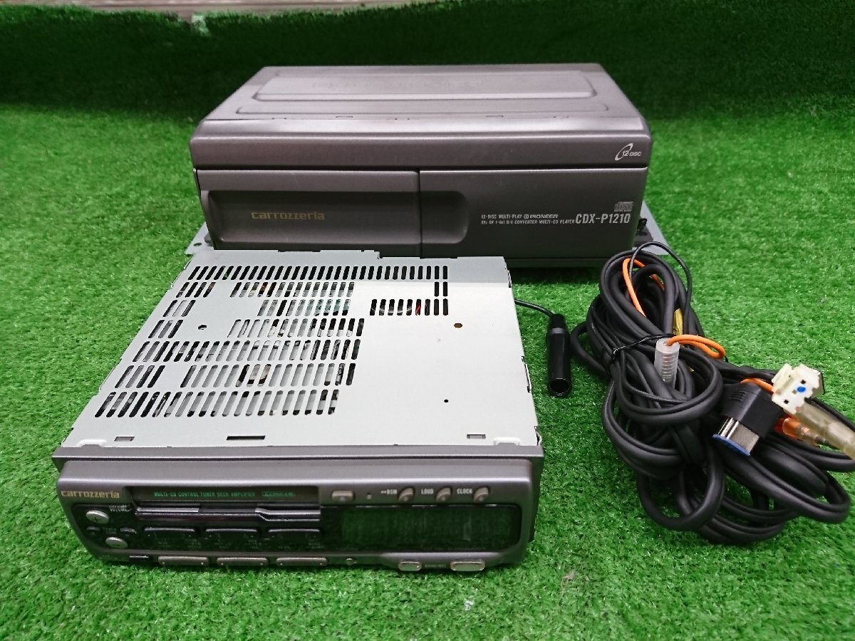 ★ジャンク品★carrozzeria カロッツェリア CDX-P1210 12連 CDチェンジャー KEH-P33 カセットオーディオ【他商品と同梱歓迎】拍卖